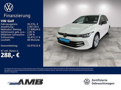 Gebraucht VW Golf VIII Goal 204 PS (150 kW) 2025 Weiß Limousine