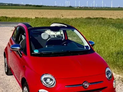 Używany Fiat 500C Mirror 69 KM (50 kW) 2017 Czerwony Kabriolet