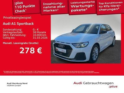 Cortinaweiß Gebraucht 2025 Audi A1 Sportback Advanced Plus Kleinwagen | 21.920 € (Guter Preis)