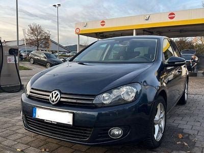 Usata VW Golf VI Comfortline 105 CV (77 kW) 2010 Blu Utilitaria