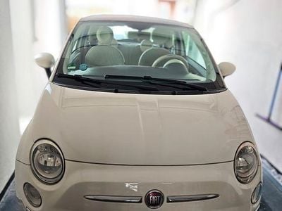 Gebraucht Fiat 500 Lounge 69 PS (50 kW) 2009 Weiß Cabrio