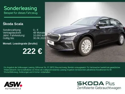 Brugt Skoda Scala Essence 116 HK (85 kW) 2025 Sort Hatchback