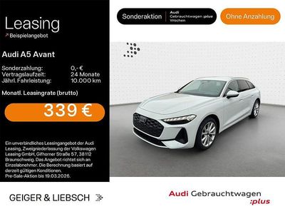Gebraucht Audi A5 Sport 204 PS (150 kW) 2025 Gletscherweiß metallic Kombi