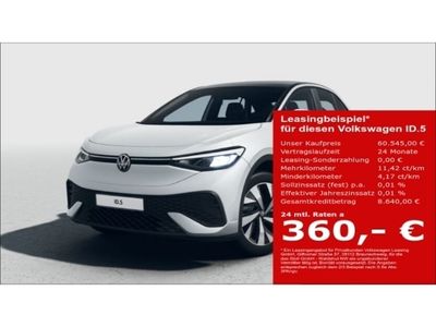 gebraucht VW ID5 Pro 128 kW (174 PS) 77 kWh AHK-klappbar AHK-abnehmbar AHK Navi LED Scheinwerferreg.