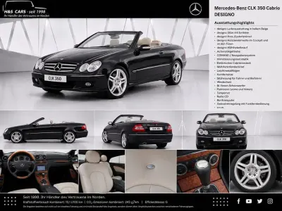 Gebraucht Mercedes CLK350 AMG 272 PS (200 kW) 2005 Schwarz Cabrio
