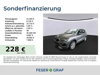 Gebraucht Seat Ateca Style 150 PS (110 kW) 2023 Grau SUV