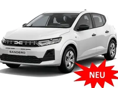 Neu Dacia Sandero Essentiel 101 PS (74 kW) 2026 Weiß Limousine