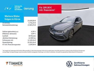 Gebraucht VW Golf VIII R-line 150 PS (110 kW) 2023 Delfingrau metallic Kombi