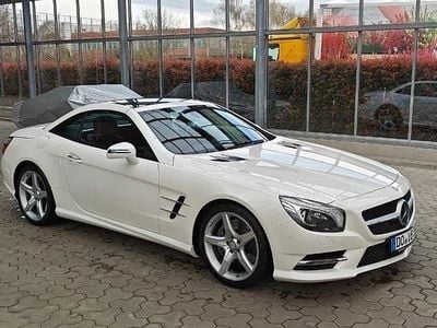 Usata Mercedes SL350 Sport 306 CV (225 kW) 2014 Bianco Cabrio