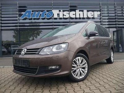 Gebraucht VW Sharan Style 170 PS (125 kW) 2012 Toffeebraun metallic Van / Kleinbus