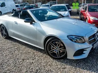 Brugt Mercedes E350 299 HK (219 kW) 2019 Sølv Cabriolet