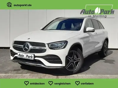 Gebraucht Mercedes GLC400d AMG 330 PS (242 kW) 2020 Polarweiss  unilack SUV