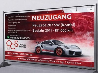 Gebraucht Peugeot 207 Business-Line 92 PS (67 kW) 2011 Grau Kombi