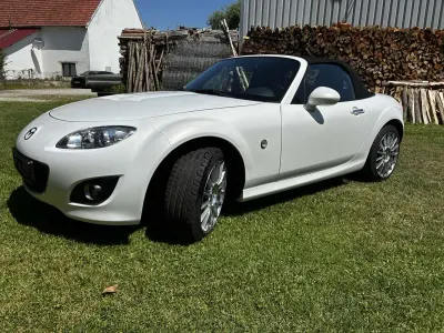 Gebraucht Mazda MX5 126 PS (92 kW) 2012 Weiß Cabrio