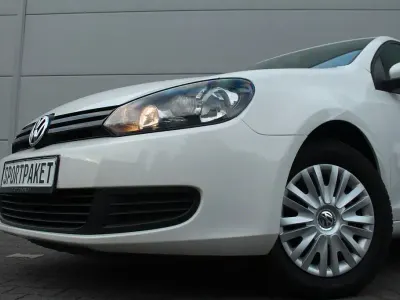 Gebraucht VW Golf VI Comfortline 80 PS (58 kW) 2009 Weiß Kleinwagen