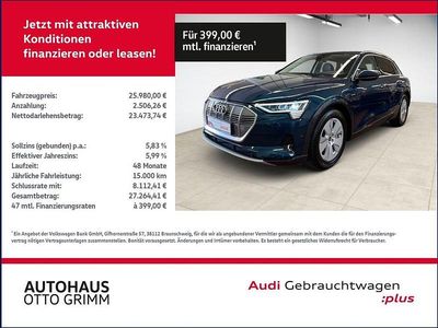 Gebraucht Audi e-tron Ambiente 230 kW (313 PS) 2020 Galaxisblau metallic SUV