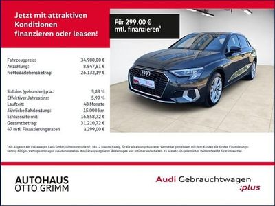 Gebraucht Audi A3 Sportback e-tron Advanced 204 PS (150 kW) 2024 Manhattangrau metallic Kleinwagen
