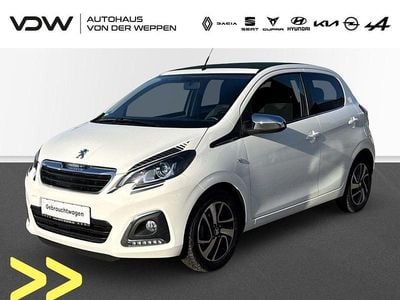 Gebraucht Peugeot 108 Top! Collection 72 PS (52 kW) 2020 Weiß Kleinwagen