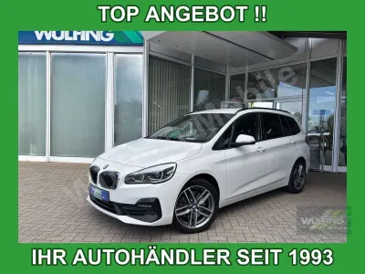 Gebraucht BMW 220 Gran Tourer Sport Line 190 PS (139 kW) 2020 Weiß Van / Kleinbus