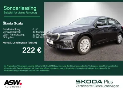 Brugt Skoda Scala Essence 116 HK (85 kW) 2025 Sort Hatchback