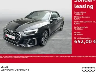 Occasion Audi S5 Cabriolet Sport 354 PK (260 kW) 2024 Zwart Cabriolet