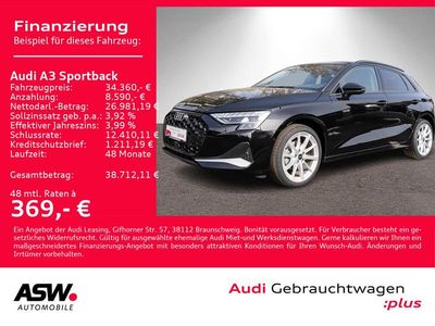 Gebraucht Audi A3 Advanced Plus 116 PS (85 kW) 2025 Mythosschwarz metallic Limousine