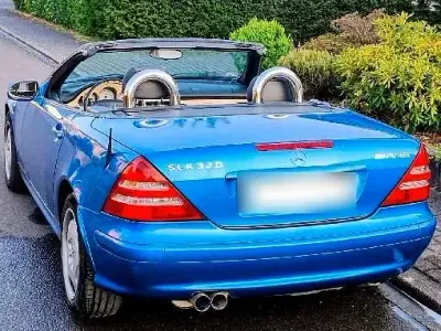Gebraucht Mercedes SLK320 218 PS (160 kW) 2000 Blau Cabrio