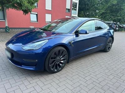 Second-hand Tesla Model 3 Performance 375 kW (510 CP) 2023 Albastru Berlinǎ