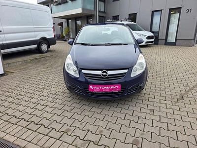 Gebraucht Opel Corsa Edition 80 PS (58 kW) 2008 Blau Limousine