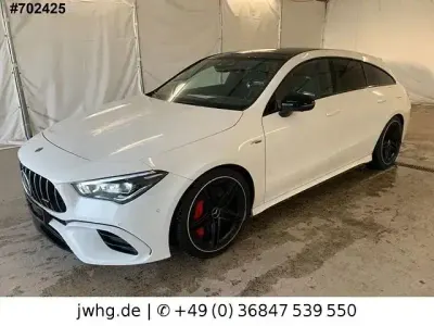 Używany Mercedes CLA45 AMG Shooting Brake AMG 421 KM (309 kW) 2020 Biały Kombi