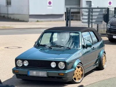 Gebraucht VW Golf Cabriolet Edition 98 PS (72 kW) 1989 Grün Cabrio