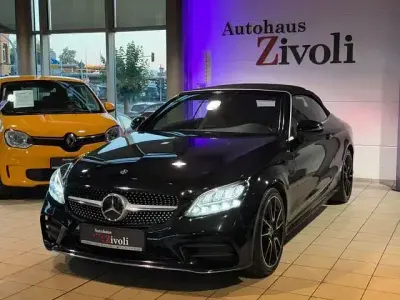 Gebraucht Mercedes C220 AMG line 194 PS (142 kW) 2018 Schwarz Cabrio