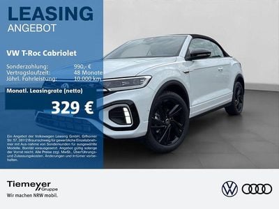Neu VW T-Roc Cabriolet R-line 150 PS (110 kW) 2025 Weiß Cabrio
