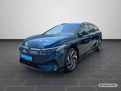 Gebraucht VW ID.7 Pro 210 kW (286 PS) 2025 Aquamarinblau metallic (metallic) Kombi