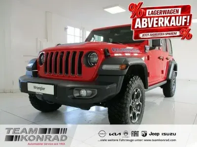 Gebraucht Jeep Wrangler Rubicon 271 PS (199 kW) 2022 Rot SUV