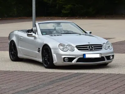 Gebraucht Mercedes SL350 Edition 245 PS (180 kW) 2005 Silber Cabrio