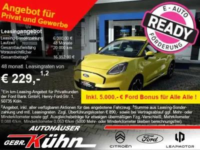 Neu Ford Puma Gen-E Premium 122 kW (167 PS) 2026 Electric yellow metallic SUV