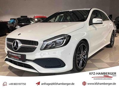 Gebraucht Mercedes A180 AMG line 122 PS (89 kW) 2017 Weiß Limousine