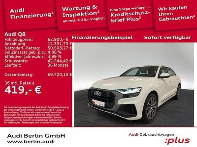Gebraucht Audi Q8 Ambiente 340 PS (250 kW) 2022 Carraraweiß SUV