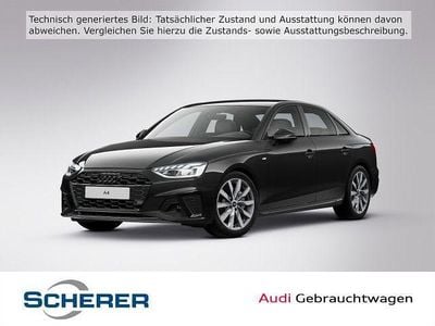 Mythosschwarz metallic Gebraucht 2022 Audi A4 S-Line Limousine | 27.990 € (Superpreis)