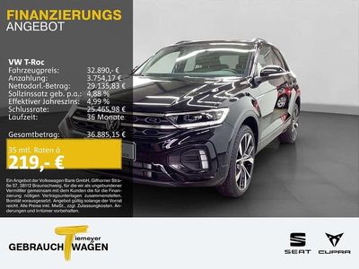 Grau Gebraucht 2025 VW T-Roc R-line SUV | 32.890 € (Superpreis)