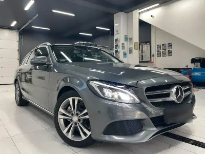 Brugt Mercedes C220 170 HK (125 kW) 2017 Sølv Stationcar