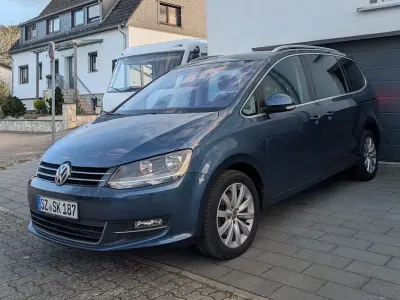 Gebraucht VW Sharan Highline 150 PS (110 kW) 2016 Blau Van / Kleinbus