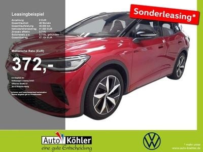 Gebraucht VW ID.4 GTX 250 kW (340 PS) 2024 Kings red metallic schwarz SUV