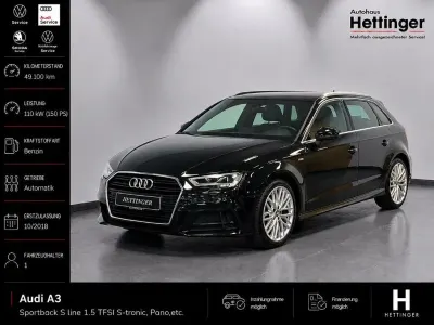 Gebraucht Audi A3 S-Line 150 PS (110 kW) 2018 Schwarz Limousine