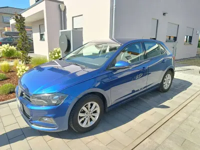 Gebraucht VW Polo Highline 95 PS (69 kW) 2018 Blau Kleinwagen