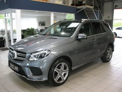 Gebraucht Mercedes GLE350 AMG line 258 PS (189 kW) 2017 Selenitgrau  metalliclack SUV