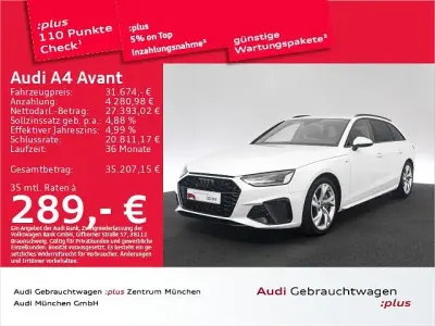 Używany Audi A4 S-Line 204 KM (150 kW) 2023 Biały Kombi