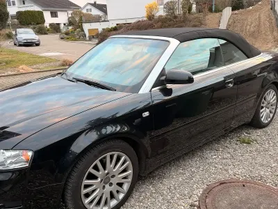 Gebraucht Audi A4 Cabriolet 163 PS (119 kW) 2007 Schwarz Cabrio