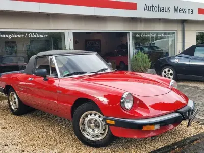 Occasion Alfa Romeo Spider 116 ch (85 kW) 1987 Rouge Cabriolet